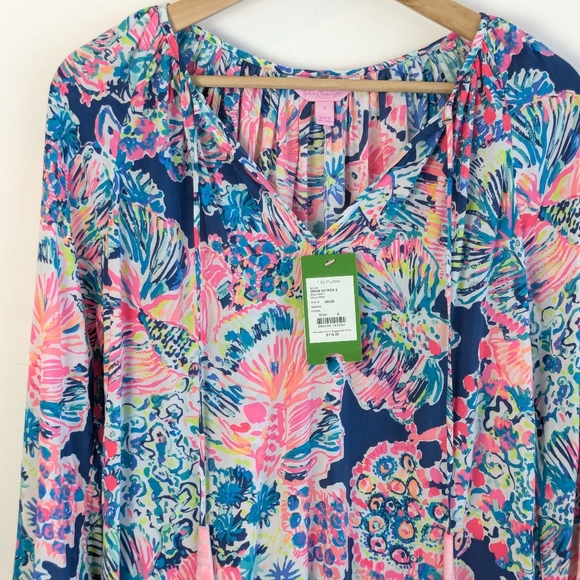 Lilly Pulitzer • Willa Dress Indigo Gypsea - Picture 3 of 8